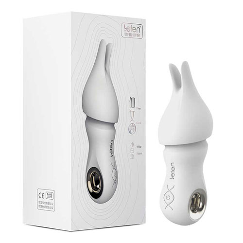 Vibrador Leten Conejo Blanco
