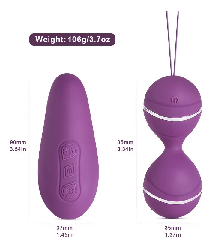 Bolas Chinas Vibrador A Control Remoto - Imagen 3