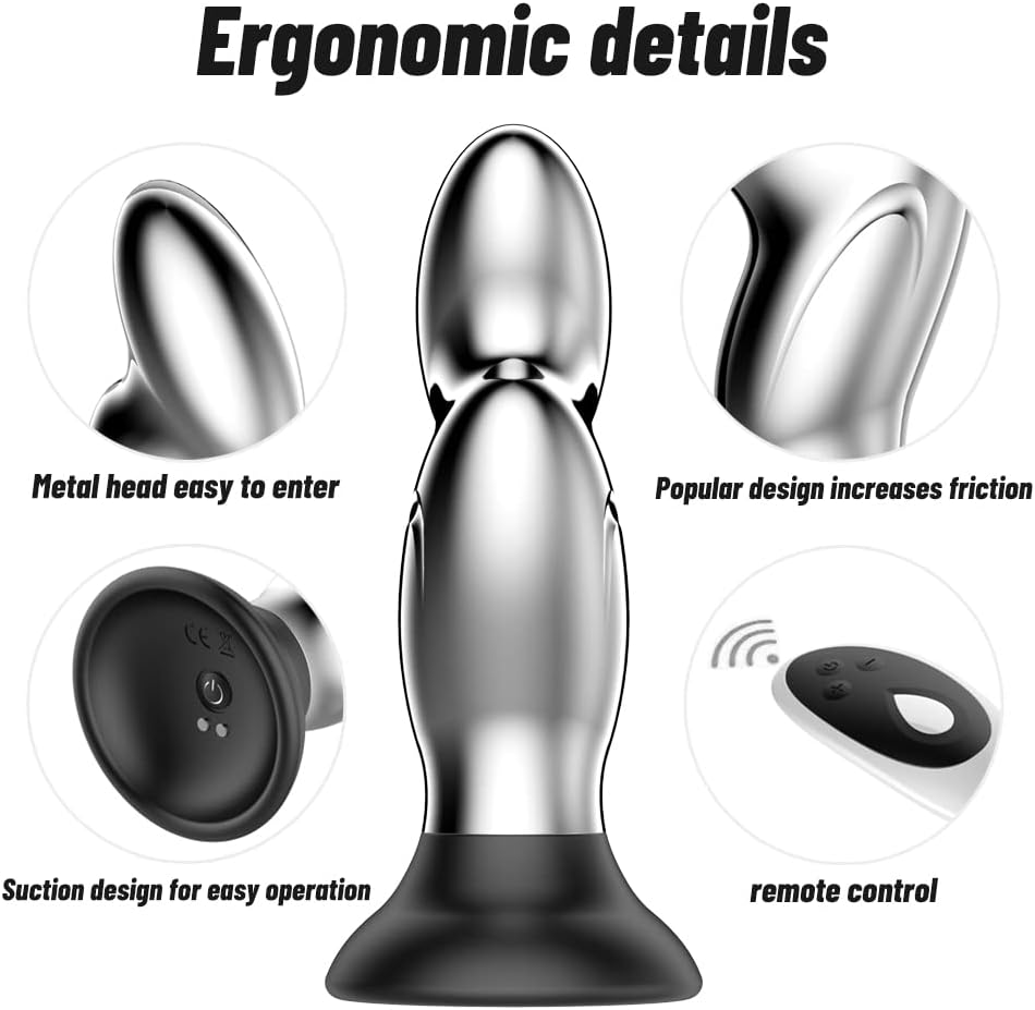 Vibrador de metal Anal - Imagen 2