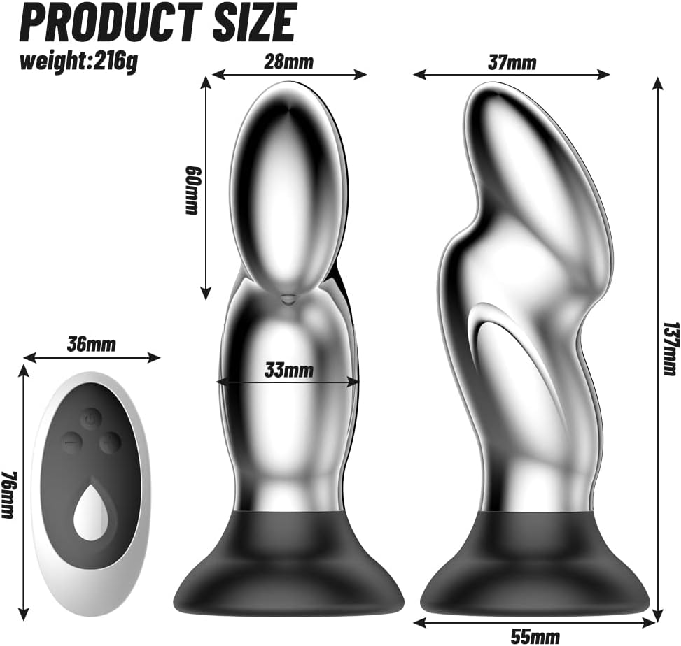 Vibrador de metal Anal - Imagen 4