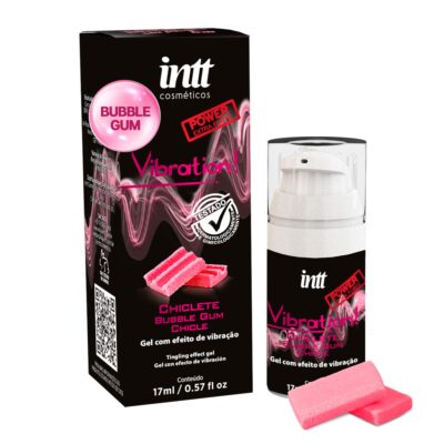 Lubricante Íntimo Intt Gel Vibration Extra Fuerte Chicle