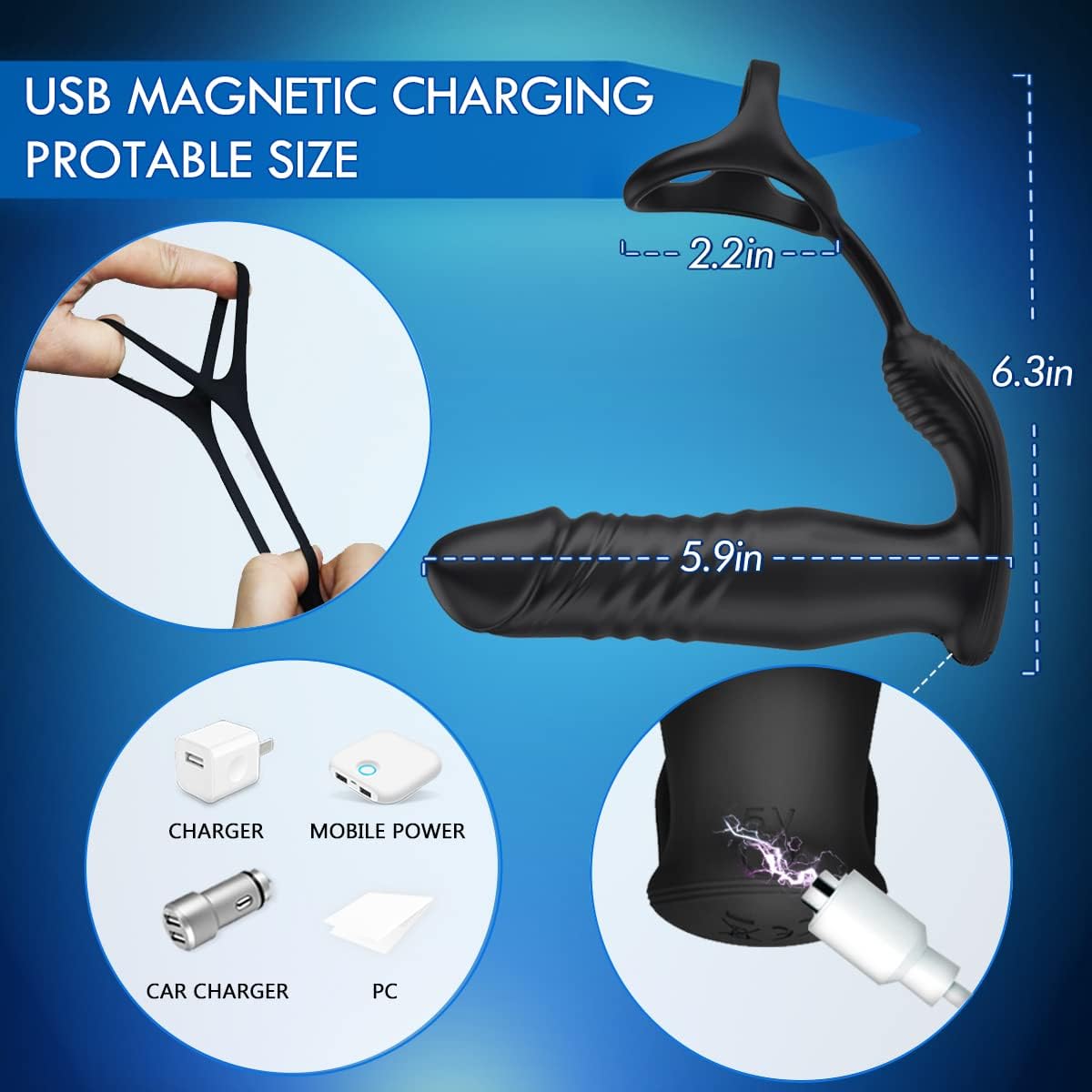 Double plug anal - Imagen 3