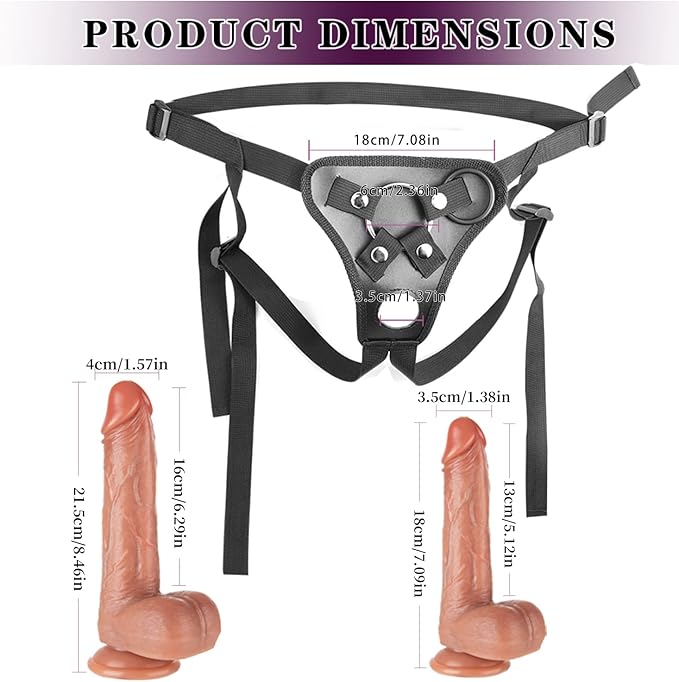 Kit Consolador Doble Realista - Imagen 2
