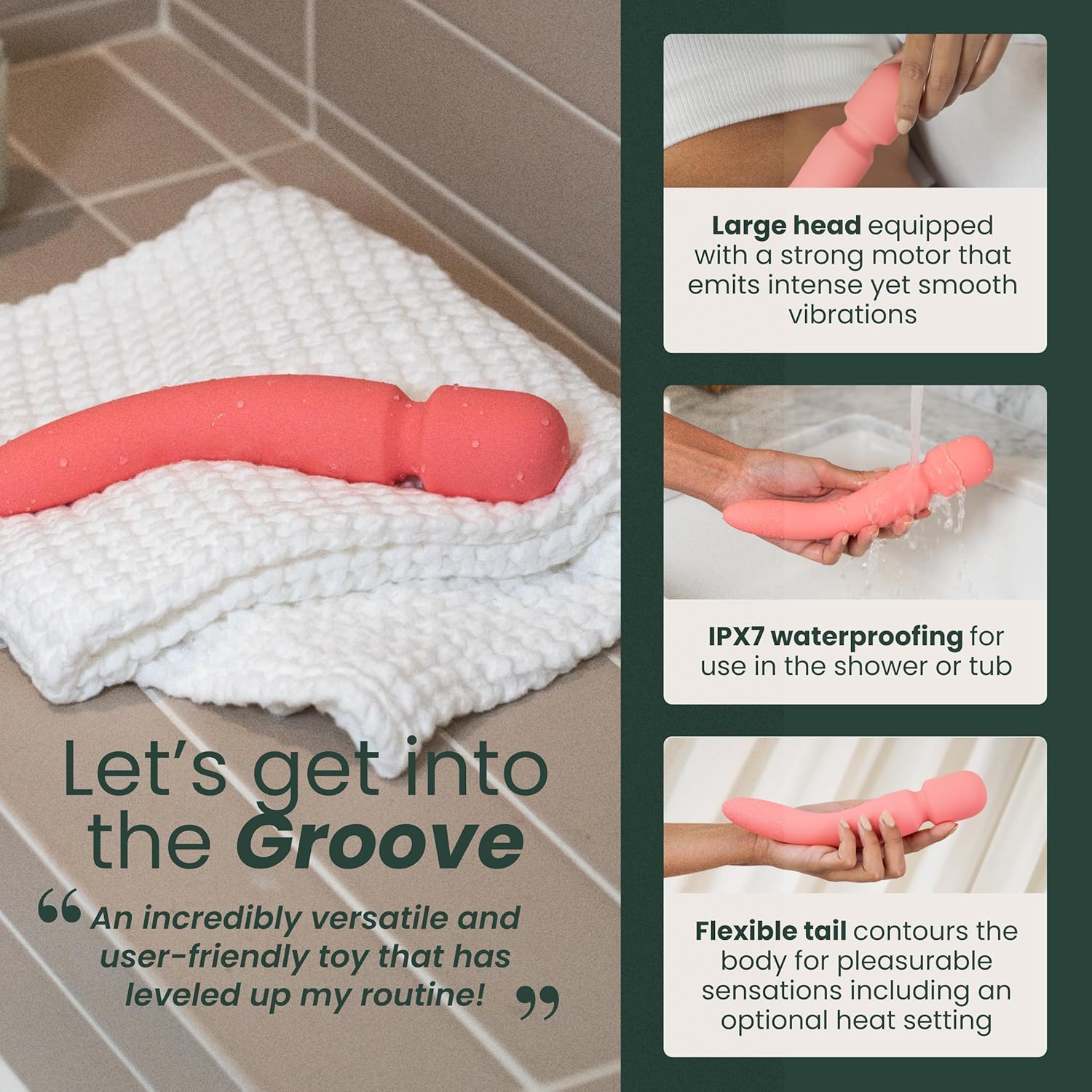 Vibrador Masajeador Quinn - Imagen 3