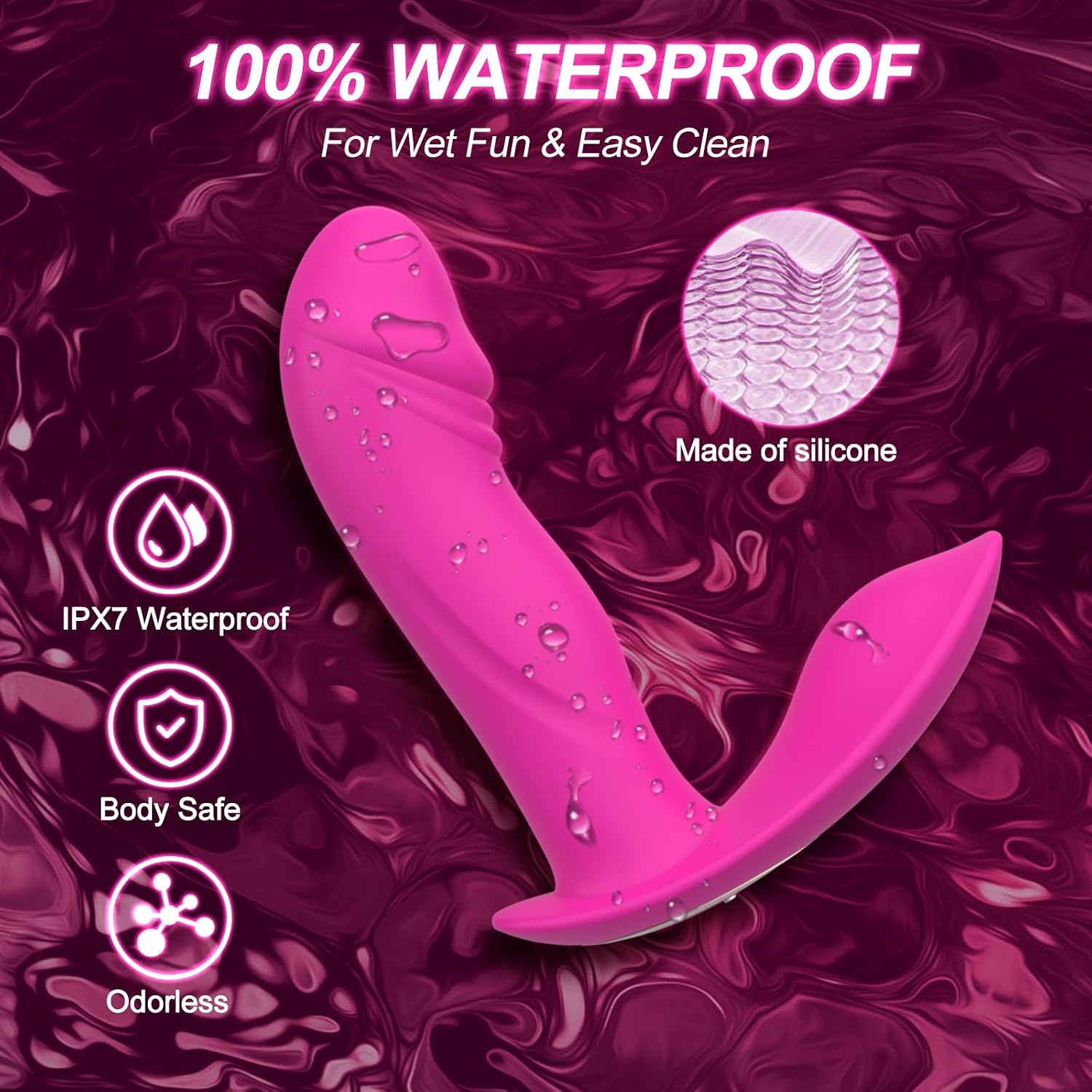 Vibrador Portatil Con Control Remoto - Imagen 8