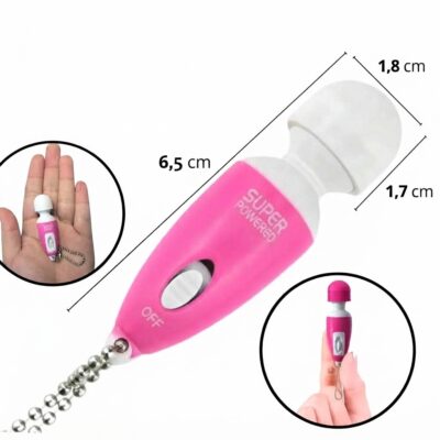 Mini Vibrador Masajeador Llavero